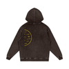 Traveling is Better with a Cup of Coffee Snow Washed Loose Cotton Hoodie