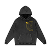 Traveling is Better with a Cup of Coffee Snow Washed Loose Cotton Hoodie
