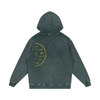 Traveling is Better with a Cup of Coffee Snow Washed Loose Cotton Hoodie