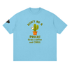 Don't Be a Prick! Grab a Coffee and CHILL Men's Streetwear Loose Drop Shoulder T-Shirt