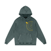 Traveling is Better with a Cup of Coffee Snow Washed Loose Cotton Hoodie