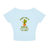 Don't Be a Prick! Grab a Coffee and CHILL Women’s Boatneck Raglan T-Shirt