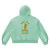 Don't Be a Prick. Grab a Coffee and CHILL Women's Vintage Wash Boxy Fleece Hoodie