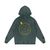 Traveling is Better Snow Washed Loose Cotton Hoodie