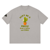 Don't Be a Prick! Grab a Coffee and CHILL Men's Streetwear Loose Drop Shoulder T-Shirt