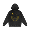 Traveling is Better Snow Washed Loose Cotton Hoodie