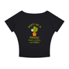 Don't Be a Prick! Grab a Coffee and CHILL Women’s Boatneck Raglan T-Shirt