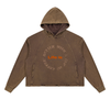 Life is Better with a Cup of Coffee Women's Vintage Washed Frayed-Hem Hoodie