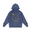 Traveling is Better Snow Washed Loose Cotton Hoodie