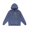 Traveling is Better with a Cup of Coffee Snow Washed Loose Cotton Hoodie
