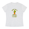 Don't Be a Prick! Grab a Coffee and CHILL Women's Slim Fit Crewneck T-Shirt