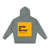Work is Better with a Cup of Coffee Oversized Fleeced Hoodie