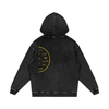 Traveling is Better with a Cup of Coffee Snow Washed Loose Cotton Hoodie