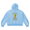 Don't Be a Prick. Grab a Coffee and CHILL Women's Vintage Wash Boxy Fleece Hoodie