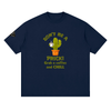 Don't Be a Prick! Grab a Coffee and CHILL Men's Streetwear Loose Drop Shoulder T-Shirt