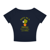 Don't Be a Prick! Grab a Coffee and CHILL Women’s Boatneck Raglan T-Shirt