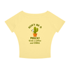 Don't Be a Prick! Grab a Coffee and CHILL Women’s Boatneck Raglan T-Shirt