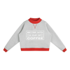 Better with a Cup of Coffee Women’s Mock Neck Crewneck Sweatshirt