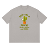 Don't Be a Prick! Grab a Coffee and CHILL Men's Streetwear Loose Drop Shoulder T-Shirt