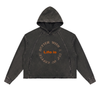 Life is Better with a Cup of Coffee Men's Vintage Washed Frayed-Hem Hoodie