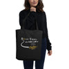 Road Trips are Better with a Cup of Coffee Small Organic Tote Bag
