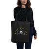 Mornings are Better with a Cup of Coffee Small Organic Tote Bag