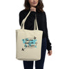Traveling is Better with a Cup of Coffee Large Organic Tote Bag