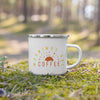 Mornings are Better with a Cup of Coffee Enamel Mug