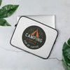 Camping is Better with Cup of Coffee Laptop Sleeve