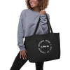 Life is Better with a Cup of Coffee Large Organic Tote Bag