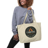 Camping is Better with a Cup of Coffee Large Organic Tote Bag