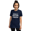 Work is Better with a Cup of Coffee Women's Basic T-Shirt