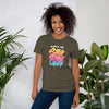 Art is Better with a Cup of Coffee Women's Premium T-Shirt