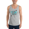 Traveling is Better with a Cup of Coffee Men's Tank Top