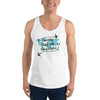 Traveling is Better with a Cup of Coffee Men's Tank Top