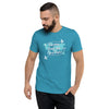 Traveling is Better with a Cup of Coffee Men's Tri-Blend T-shirt