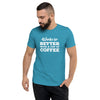 Work is Better with a Cup of Coffee Men's Tri-Blend T-shirt