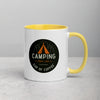 Camping is Better with a Cup of Coffee Mug with Color Inside