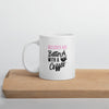 Desserts are Better with a Cup of Coffee White Glossy Mug