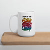 Art is Better with a Cup of Coffee White Glossy Mug
