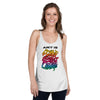 Art is Better with a Cup of Coffee Women's Racerback Tank