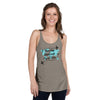 Traveling is Better with a Cup of Coffee Women's Racerback Tank