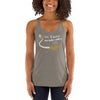 Road Trips are Better with a Cup of Coffee Women's Racerback Tank