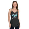 Traveling is Better with a Cup of Coffee Women's Racerback Tank