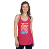 Art is Better with a Cup of Coffee Women's Racerback Tank