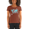 Traveling is Better with a Cup of Coffee Women's Tri-Blend T-shirt