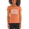 Work is Better with a Cup of Coffee Women's Tri-Blend T-shirt